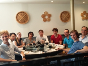 Samen met cursisten genieten van het Chinese eten 2018